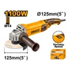Kép 2/2 - INGCO Sarokcsiszoló 125 mm 1100 W