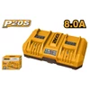 Kép 2/2 - INGCO Dupla akkumulátor töltő 8,0 A 20 V