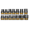 Kép 1/2 - INGCO Gépi dugókulcs készlet 14 részes 1/2" 10-27 mm CrMo