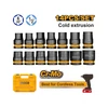 Kép 2/2 - INGCO Gépi dugókulcs készlet 14 részes 1/2" 10-27 mm CrMo