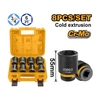 Kép 2/2 - INGCO Gépi dugókulcs készlet 8 részes 3/4" 26-38 mm CrMo