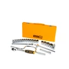 Kép 3/3 - INGCO Dugókulcs készlet 24 részes 1/2" 10-32 mm CrV
