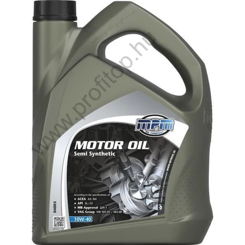 MPM 04005 Semi Synthetic motorolaj 10W-40 5liter