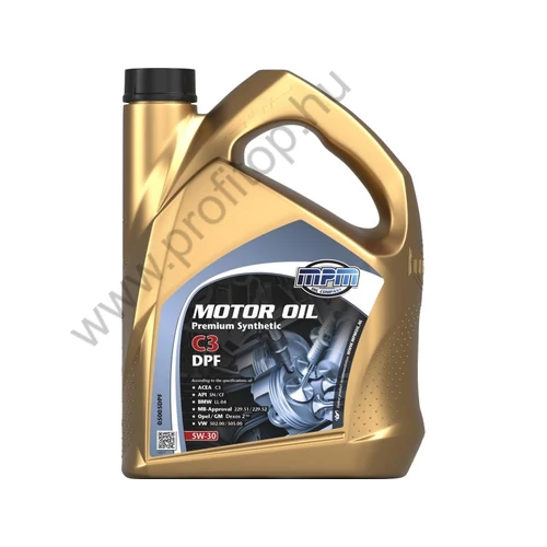 MPM 05005DPF Premium Synthetic C3 DPF motorolaj 5W-30 5liter